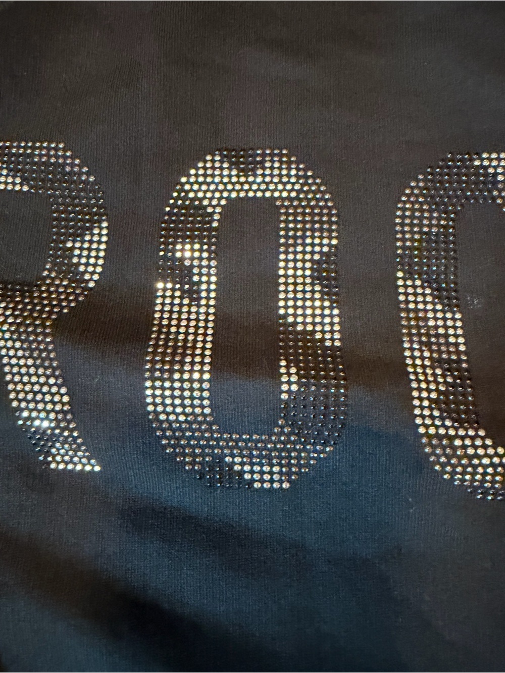 Zadig & Voltaire Black Rhinestone 'ROCK' Sweatshirt M - Picture 3 of 5